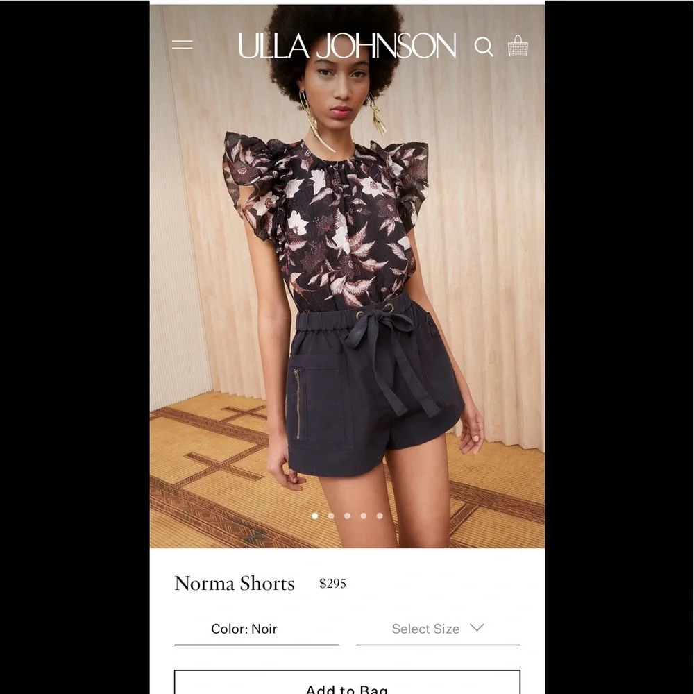 Ulla Johnson Norma Shorts
